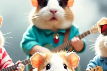Meerschweinchenband - Fan-Shop